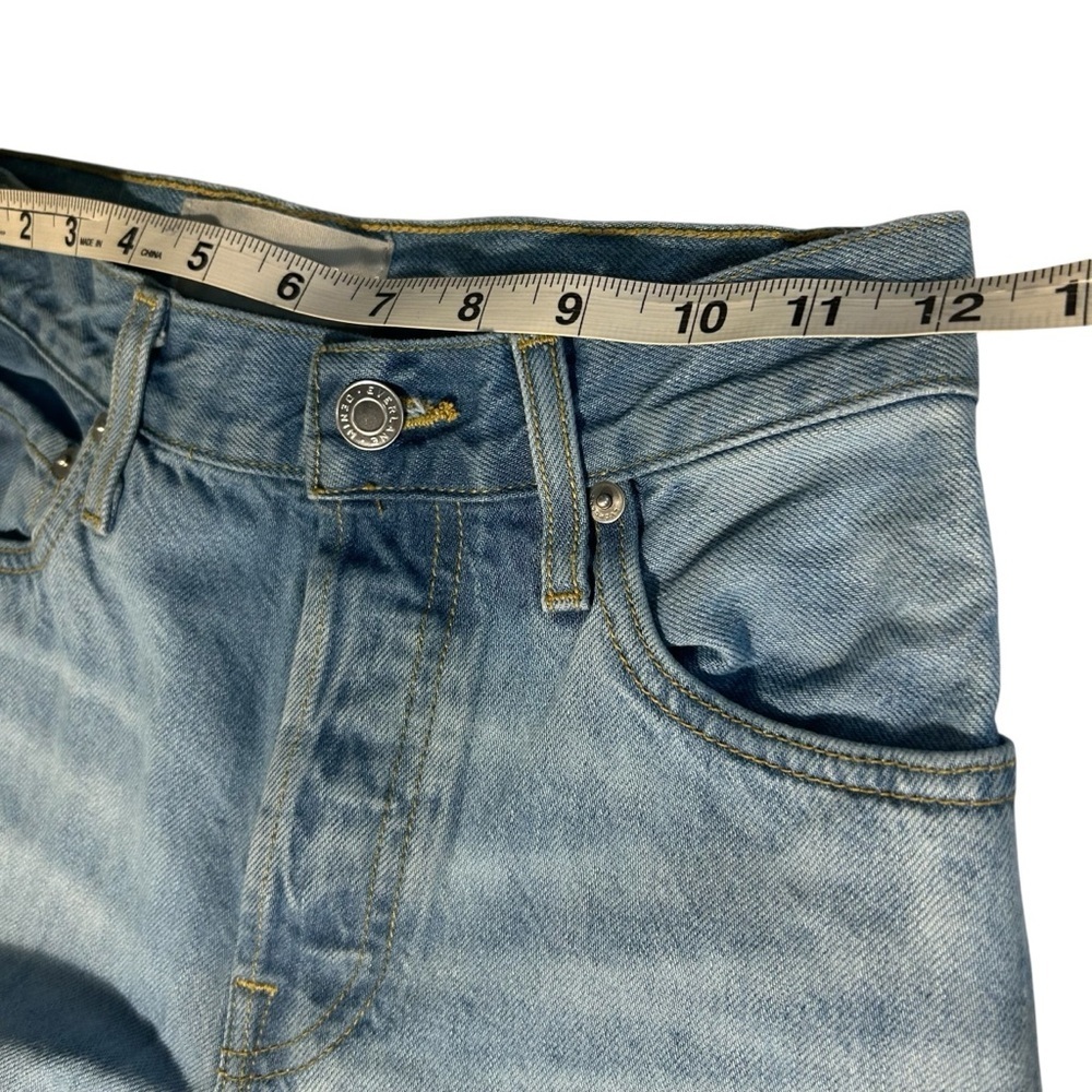 Everlane 90's Cheeky Straight Leg High Waist Ankle Jeans Sz 23 - Picture 9 of 11